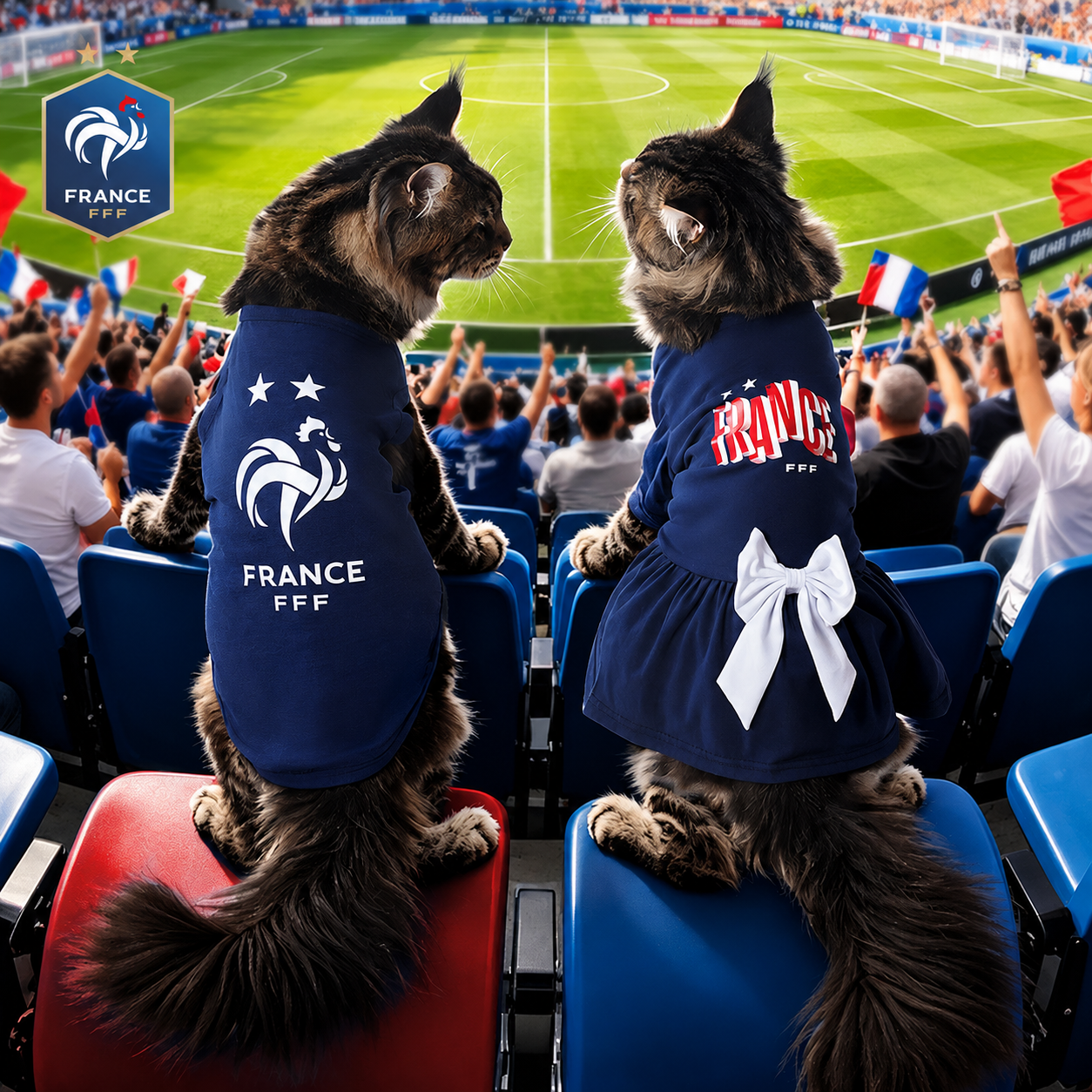 France FFF Pet Dress